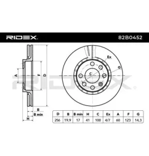 Disque de frein pour OPEL- 569010, 569046, 569055, 90375224, 90421727, 90511128, 93182285