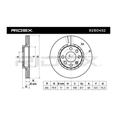 Disque de frein pour OPEL- 569010, 569046, 569055, 90375224, 90421727, 90511128, 93182285