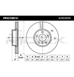 Disco de freno para BMW- 34116771985, 34116793245, 34116868939, 34116886478, 6771985, 6793245, 6868939 6886478