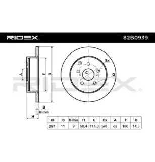 Disque de frein pour TOYOTA- 424310F020