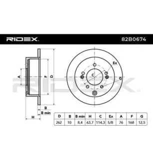 Disque de frein pour CHANGAN, HYUNDAI (BEIJING) KIA- 584112K300