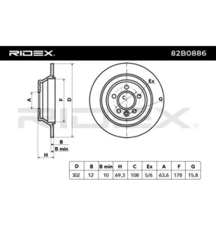 Disque de frein pour VOLVO- 30769058 31471832