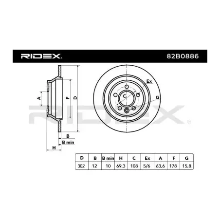 Disque de frein pour VOLVO- 30769058 31471832