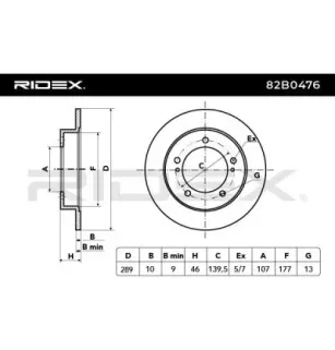Disque de frein pour SUZUKI- 5521180000, 5521180000000, 5521180000A00, 5521180000L00, 5551180000, 5551180000000