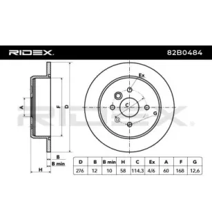 Disque de frein pour CHEVROLET, SUZUKI- 5561186Z00 5561186Z00000