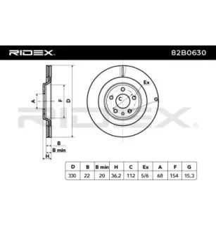 Disque de frein pour AUDI, PORSCHE VW (SVW)- 4H0615601K