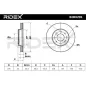 Disque de frein pour MITSUBISHI- MA387795, MB618340, MB895098, MB950886, MR389725 MR475331