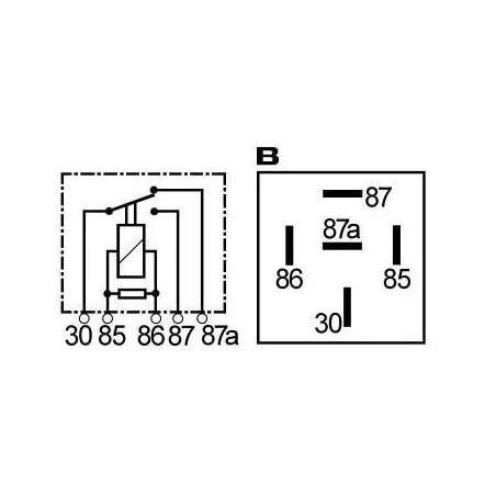 Relais deux contacts 12 volts