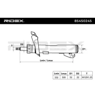 Amortisseur pour FORD, MAZDA, VOLVO- 31277588, 31277590, 31277594, 31277596, 31277598, 31277600, 31277602