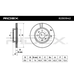 Disque de frein pour HYUNDAI- 517121J500