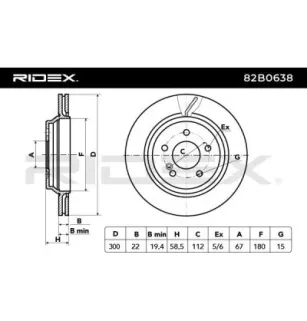 Disque de frein pour MERCEDES-BENZ ROVER- D1662