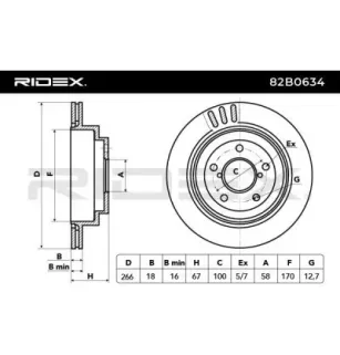 Disque de frein pour SUBARU- 26310AA111, 26310AA112 26310AA150