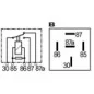 Relais deux contacts 12 volts