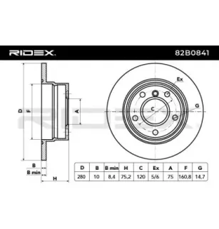 Disque de frein pour BMW- 34216752545, 34216766225 34216794306