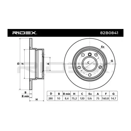 Disque de frein pour BMW- 34216752545, 34216766225 34216794306