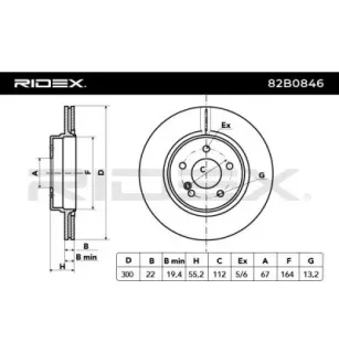 Disque de frein pour CHRYSLER, MERCEDES-BENZ- 2104230812, 210423081264, A2104230812 A210423081264