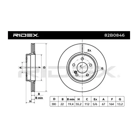 Disque de frein pour CHRYSLER, MERCEDES-BENZ- 2104230812, 210423081264, A2104230812 A210423081264