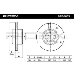 Disque de frein pour BMW- 34116750265, 34116864049, 6750265 6864049