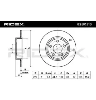 Disque de frein pour MERCEDES-BENZ- 2464230012, 246423001207, 2464230412, A2464230012, A246423001207 A2464230412