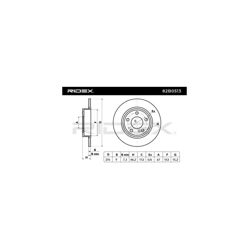 Disque de frein pour MERCEDES-BENZ- 2464230012, 246423001207, 2464230412, A2464230012, A246423001207 A2464230412