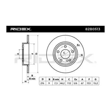 Disque de frein pour MERCEDES-BENZ- 2464230012, 246423001207, 2464230412, A2464230012, A246423001207 A2464230412