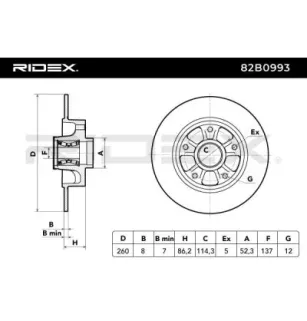 Disque de frein pour RENAULT SAMSUNG- 432007595R