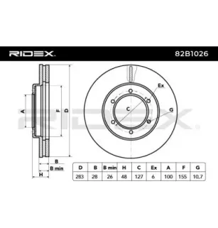 Disque de frein pour TOYOTA- 4351226130, 4351226180