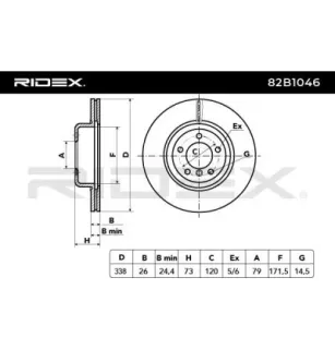 Disque de frein pour BMW- 34116778647, 34116786392
