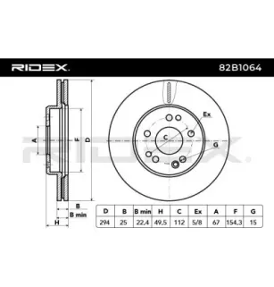 Disque de frein pour MERCEDES-BENZ- 1244212412, A1244212412