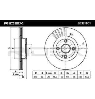 Disque de frein pour MAZDA- N06Y3325X, N0YY3325X, NOYY3325X