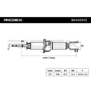 Amortisseur pour HONDA- 52611S04E01, 52611S04G01, 52611S04J01, 52611SR3A01, 52611SR3N11, 52611SR3N12