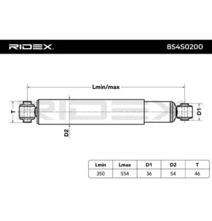 Amortisseur pour JEEP- 52088221AB, 52088221AE, 52088221AF, 52088221AK, 52088235AB, 52088735AA, 52088736AB 52088950AB