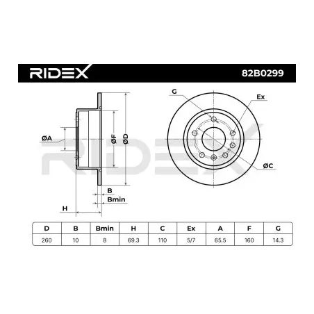 Disque de frein pour OPEL, SAAB, VAUXHALL- 90445525 90509590