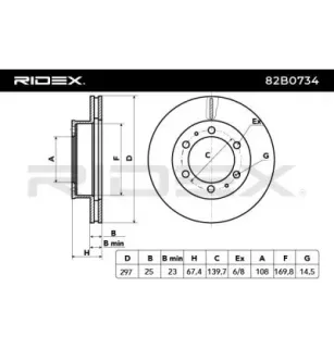 Disque de frein pour TOYOTA- 435120K060, 435120K070, 435120K071 435120K250