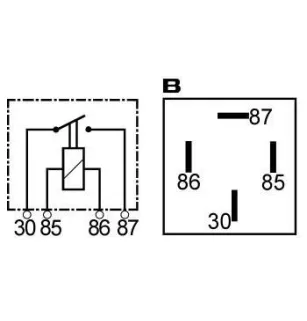 Mini relais 12 volts