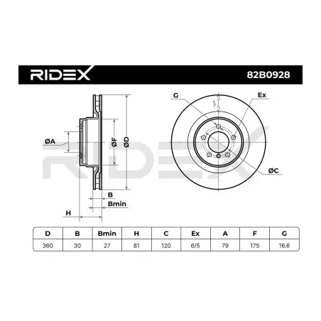 Disque de frein pour LAND ROVER- LR031843, SDB500140, SDB500191, SDB500192 SDB500193