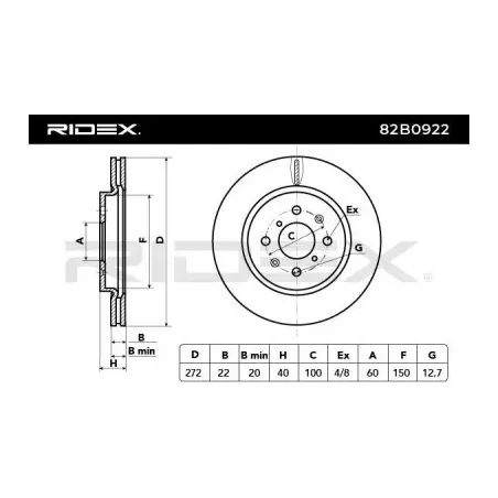 Disque de frein pour SUZUKI- 5531168L50 5531168L50000