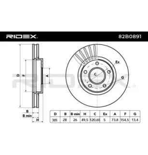 Disque de frein pour DAIMLER, JAGUAR- C2C41249, JLM20150, JLM20653, JLM21279, JLM21749, MJA1791AA MXD1790AA