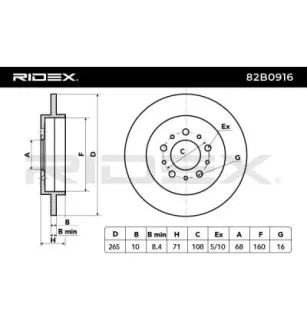 Disque de frein pour VOLVO- 2718955