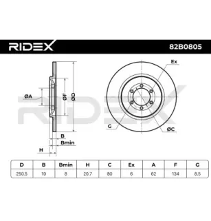 Disque de frein pour ALFA ROMEO, FIAT- 11650224215e012, 116502621501, 16150224215e012, 161502621501, 60526121 60701786