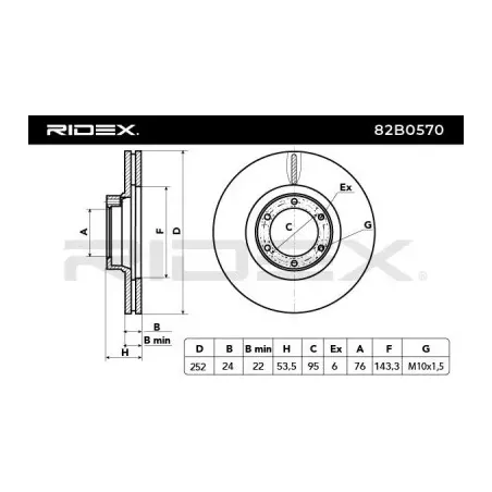 Disque de frein pour OPEL, RENAULT, VAUXHALL- 4403283 9111283