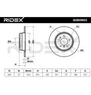 Disque de frein pour BMW- 34211157953, 34211159900, 34216757748 34216757749