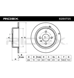 Disque de frein pour BMW- 1119581, 1122282, 34211119581, 34211122282, 34216755407, 34216755408, 6755407 6755408