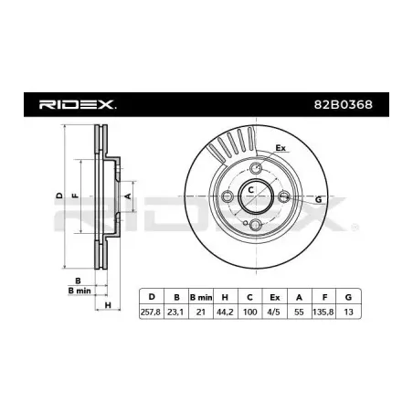 Disque de frein pour FORD (CHANGAN), FORD ASIA & OCEANIA, MAZDA MAZDA (CHANGAN)- DG8033251A