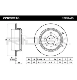 Disque de frein pour JEEP- 2AMV8184AA, 52008184, 52008184AB, 5208184AB, K52008184AB K5208184AB