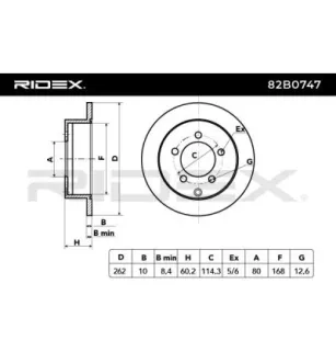 Disque de frein pour VW- 701615301B 701615301E