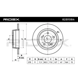 Disque de frein pour MERCEDES-BENZ- 1294230012, A1294230012