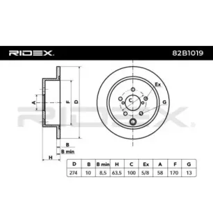 Disque de frein pour SUBARU- 26700FJ000