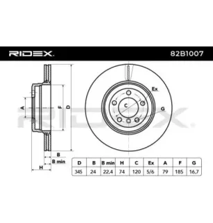 Disque de frein pour BMW- 34216765889, 34216864054, 6765889, 6864054