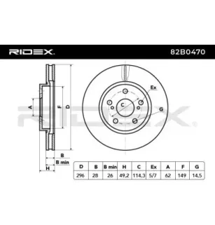 Disque de frein pour LEXUS, TOYOTA (FAW)- 435120N040 435120P010